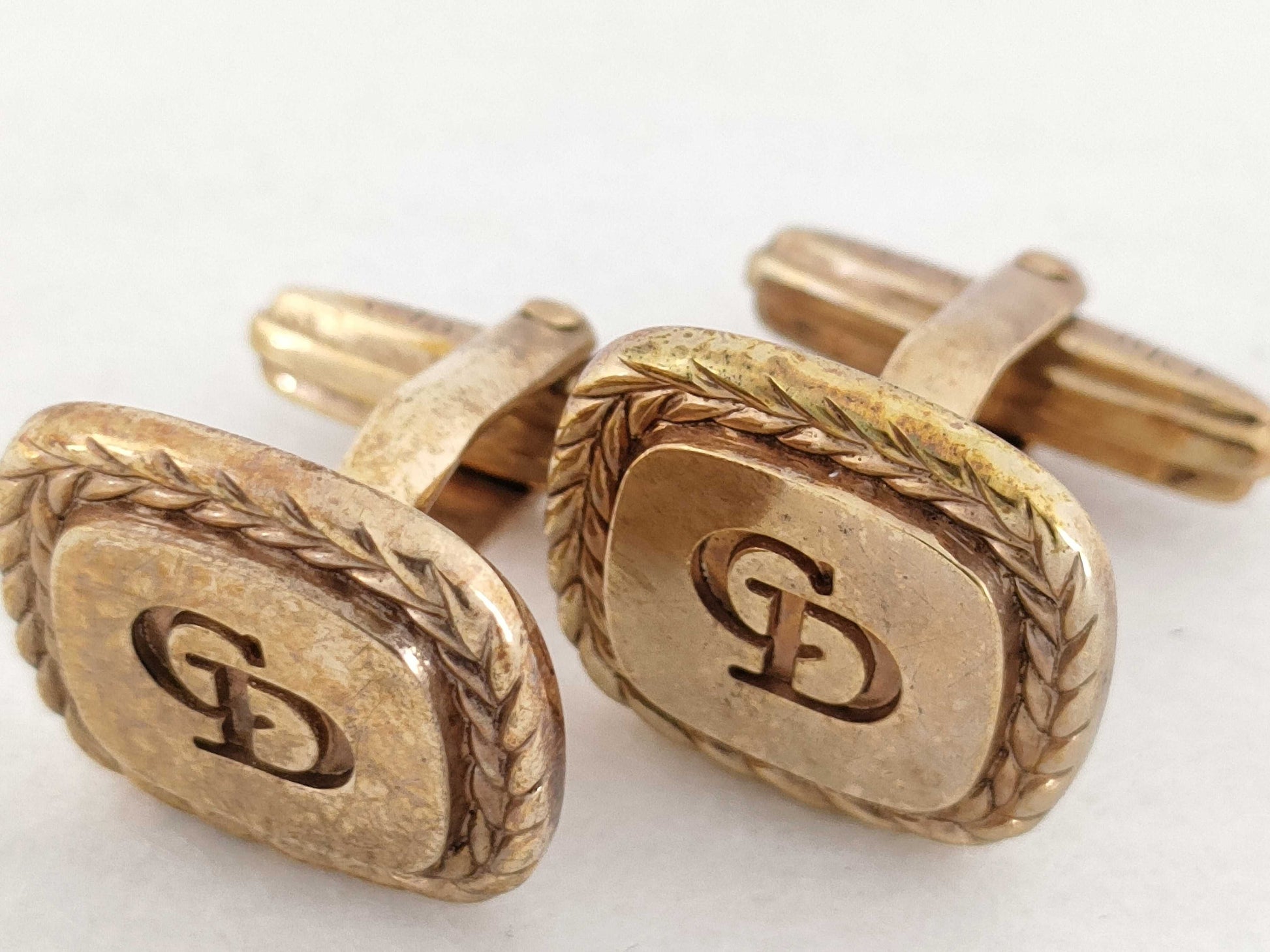 Dior Gold Plated Cufflinks