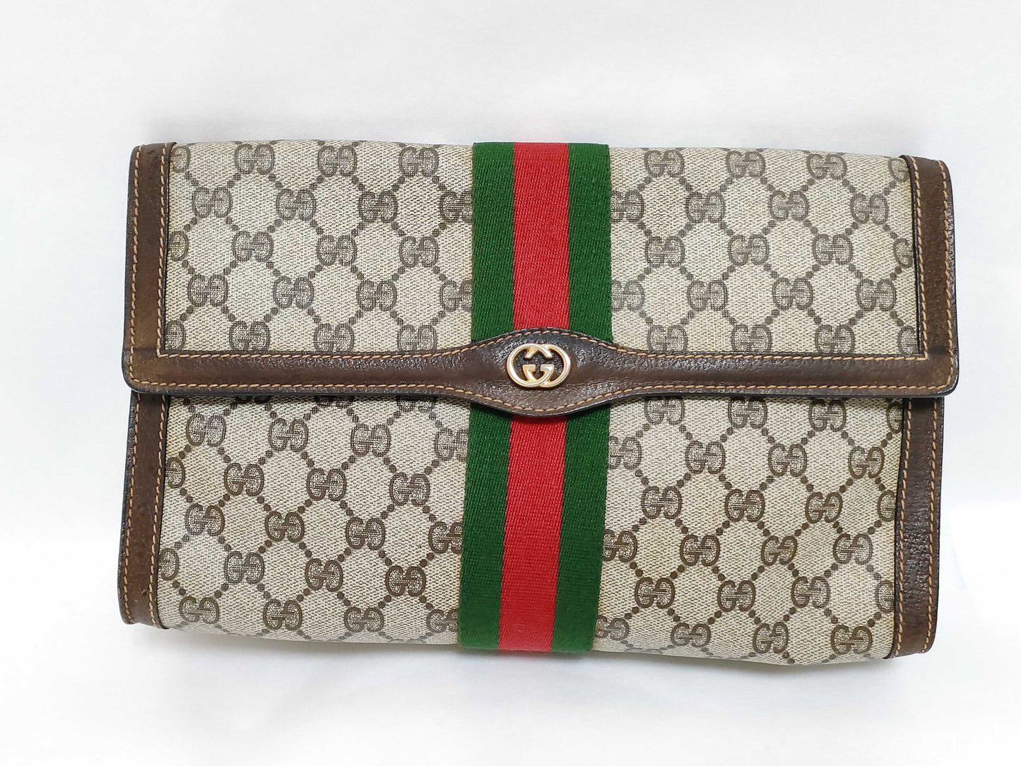 GUCCI GG Supreme Gucci Sherry Line Clutch Bag Clutch Bag