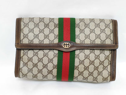 GUCCI GG Supreme Gucci Sherry Line Clutch Bag Clutch Bag