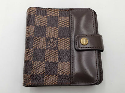 LOUIS VUITTON Damier Compact Zip SD0044 Wallet