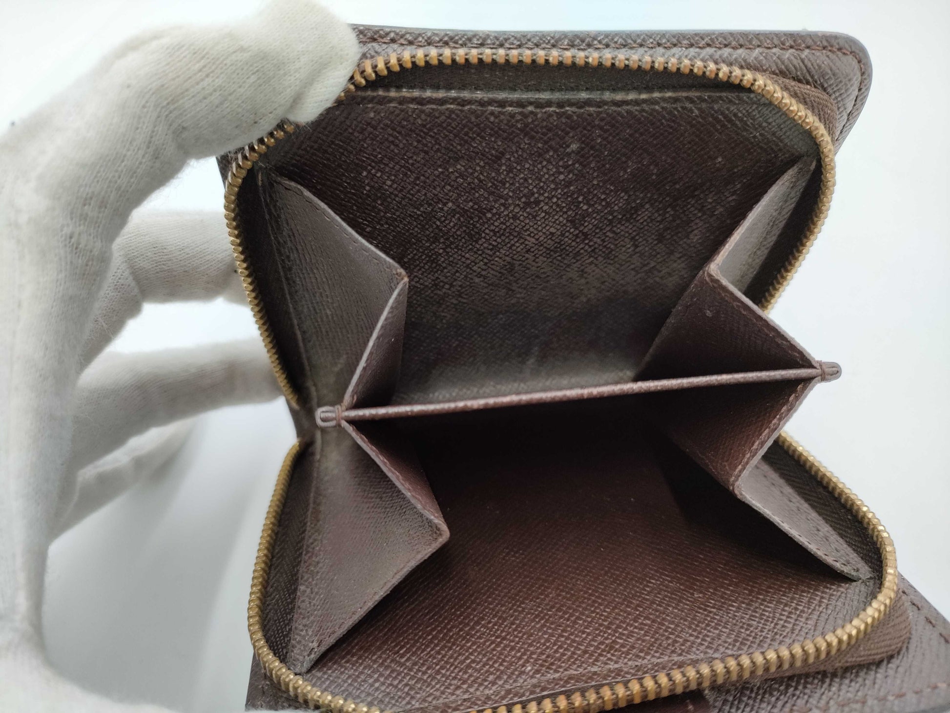 LOUIS VUITTON Damier Compact Zip SD0044 Wallet