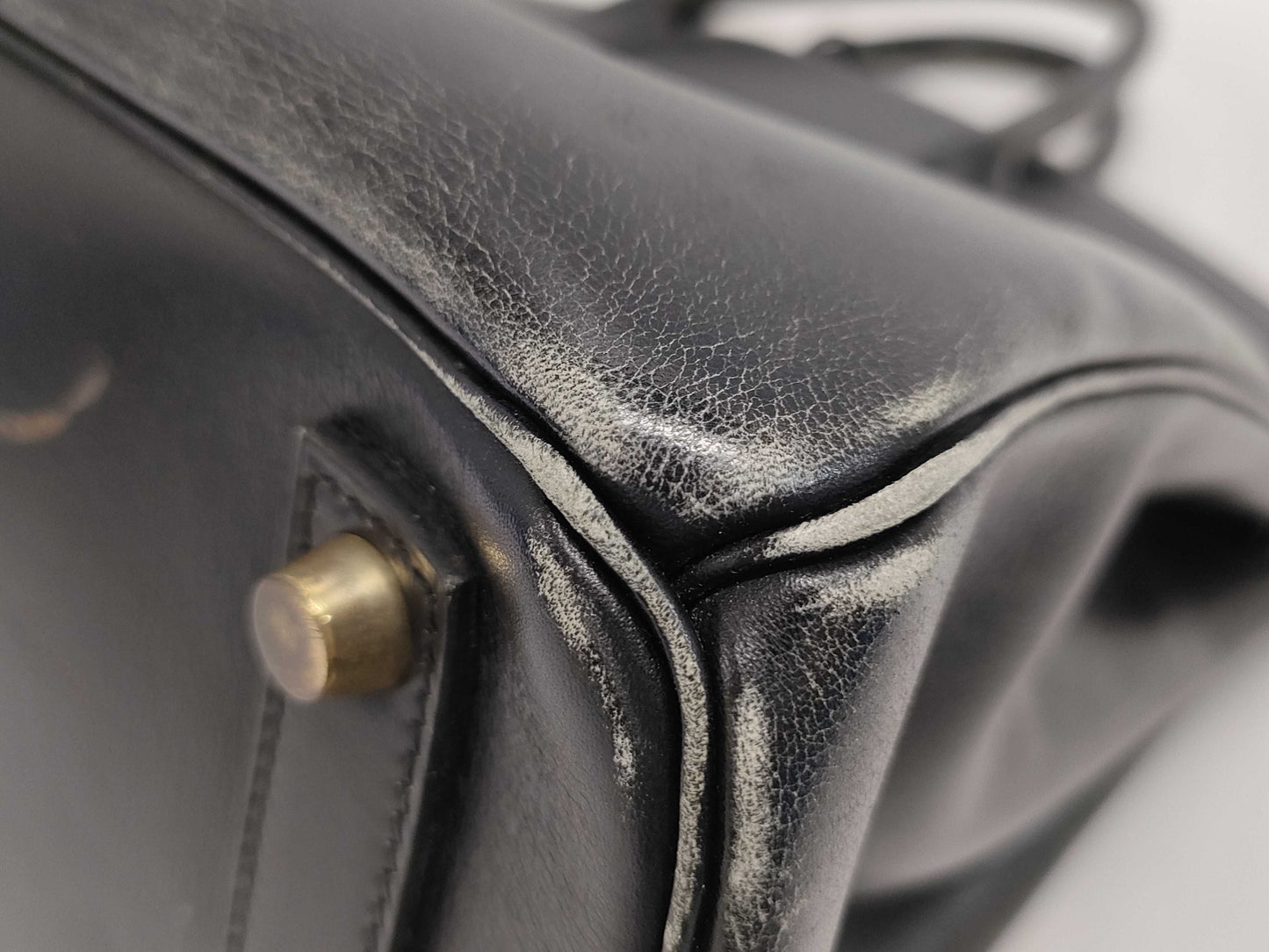 HERMES Haute Couture 32 □E engraved bag