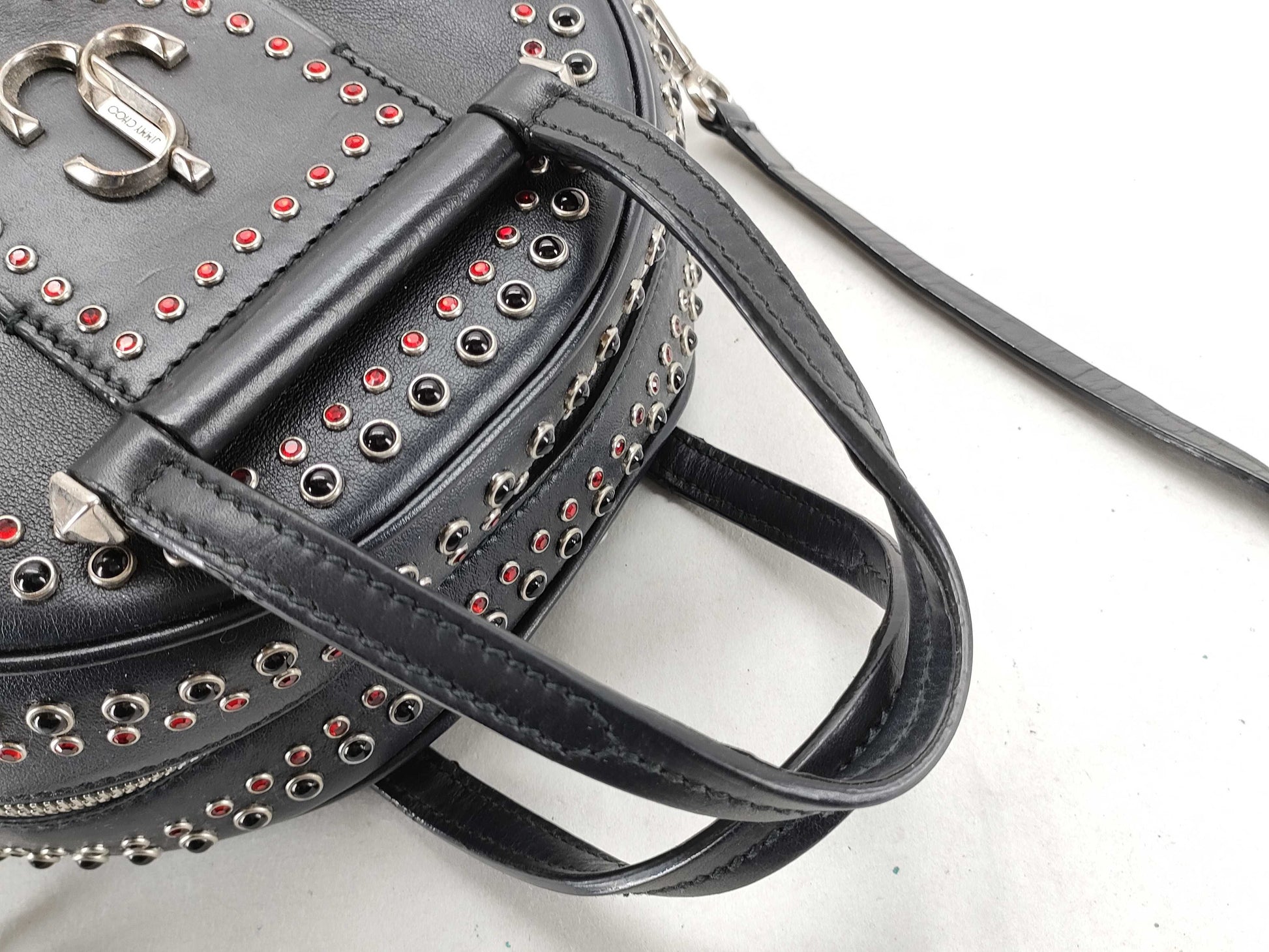 JIMMY CHOO Varenne Bowling Bag Handbag