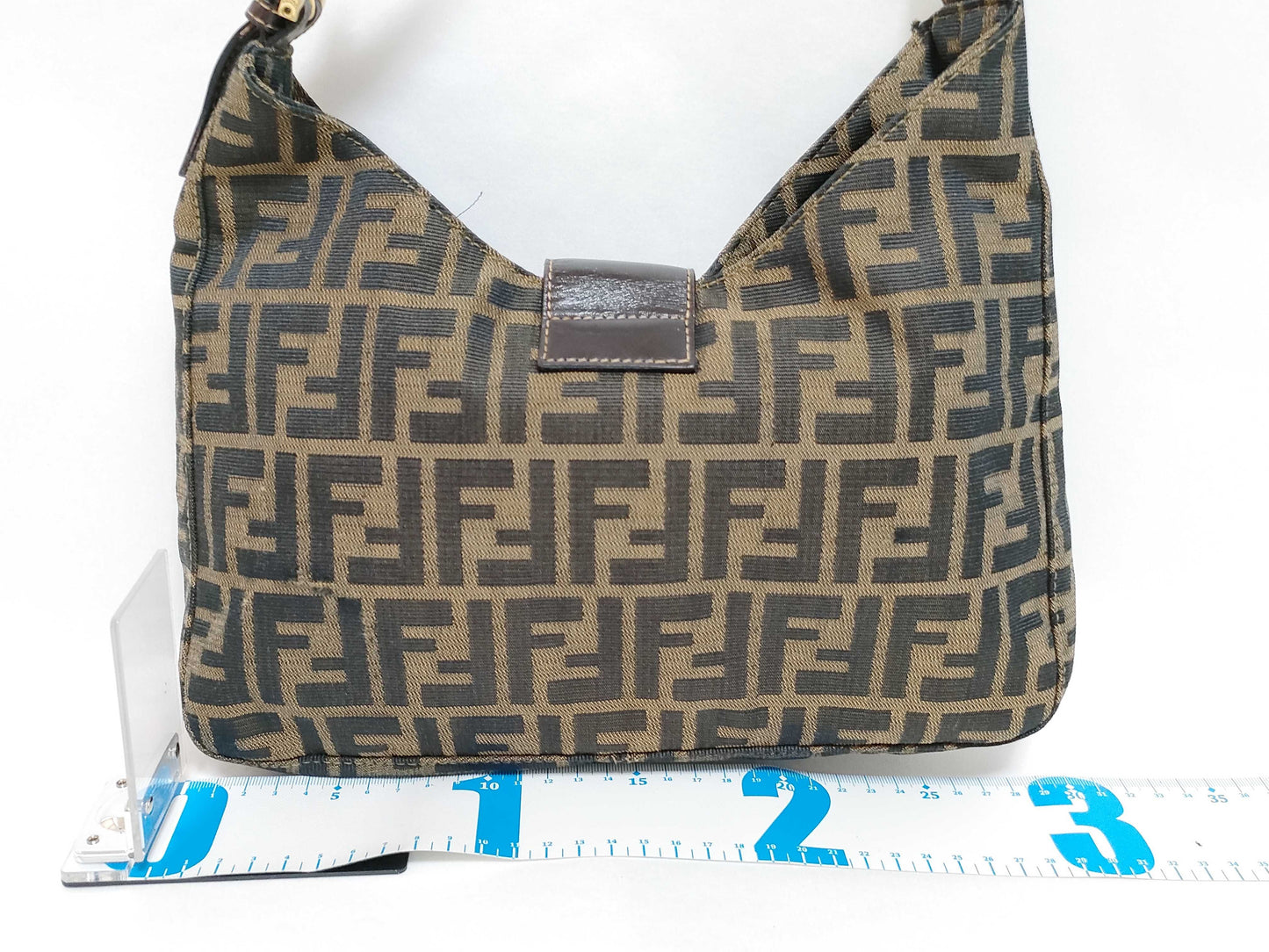 FENDI Zucca Mamma Bucket Shoulder Bag