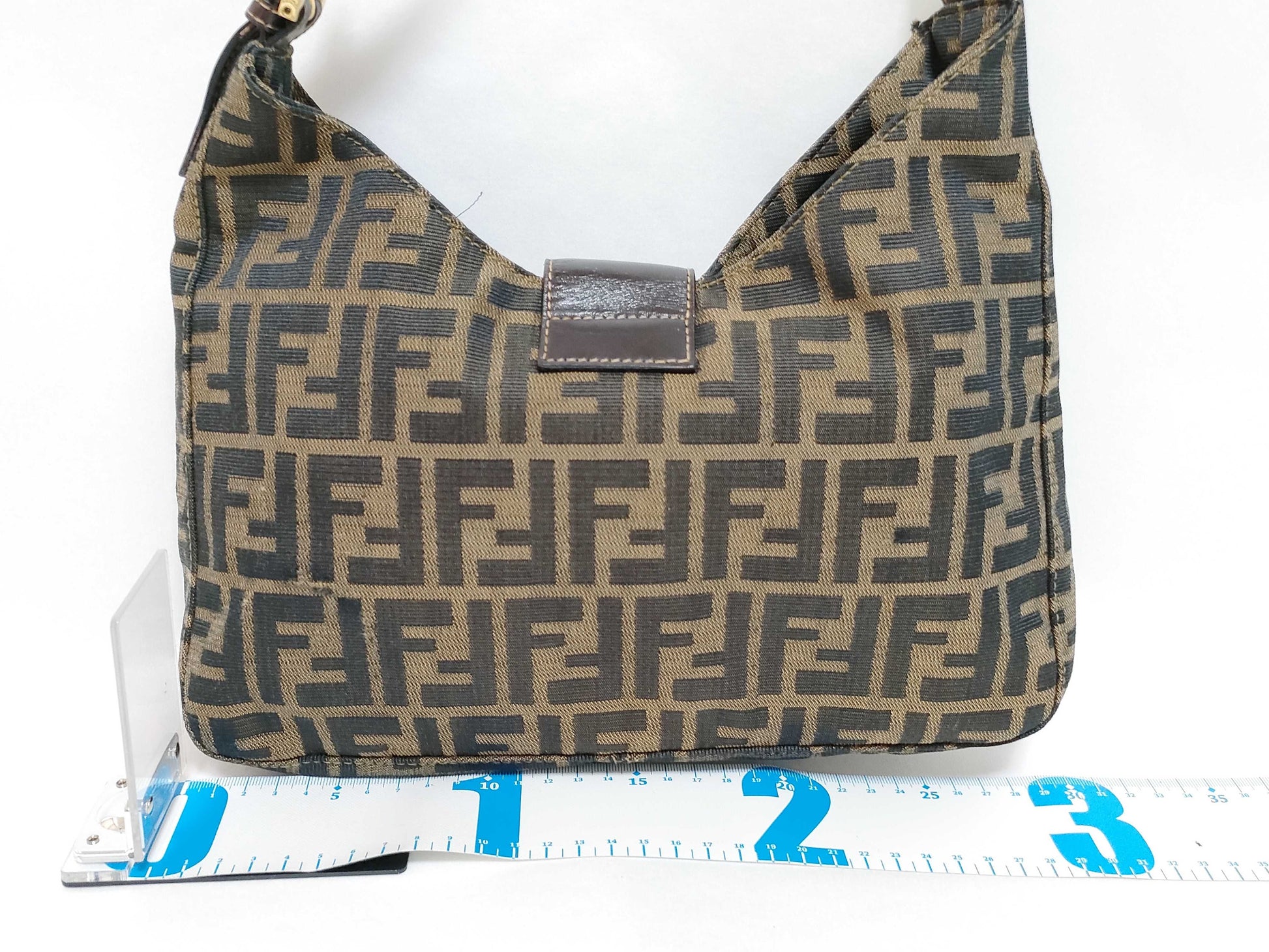 FENDI Zucca Mamma Bucket Shoulder Bag