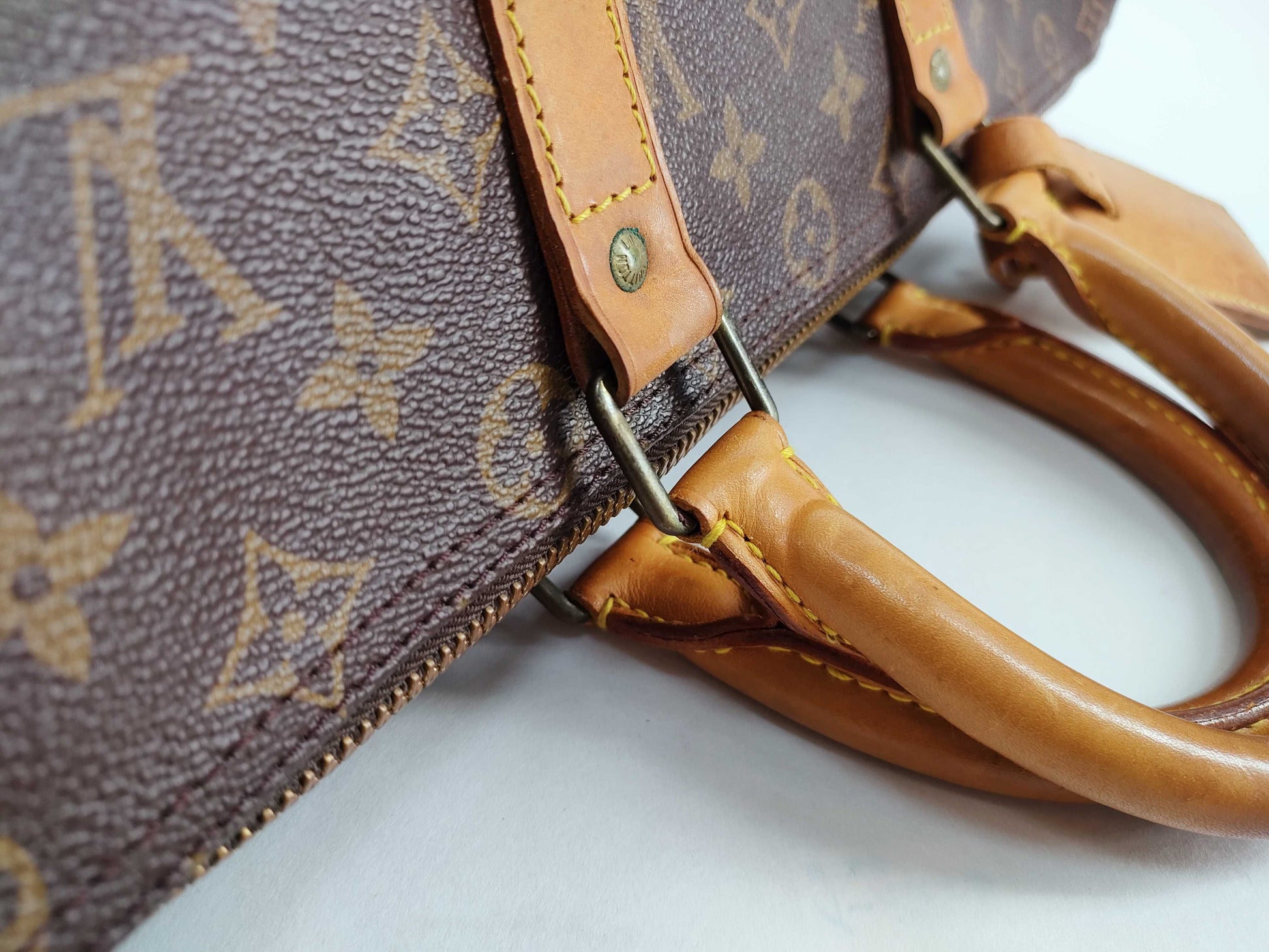 LOUIS VUITTON Monogram Keepall 45 VI8904 Boston Bag