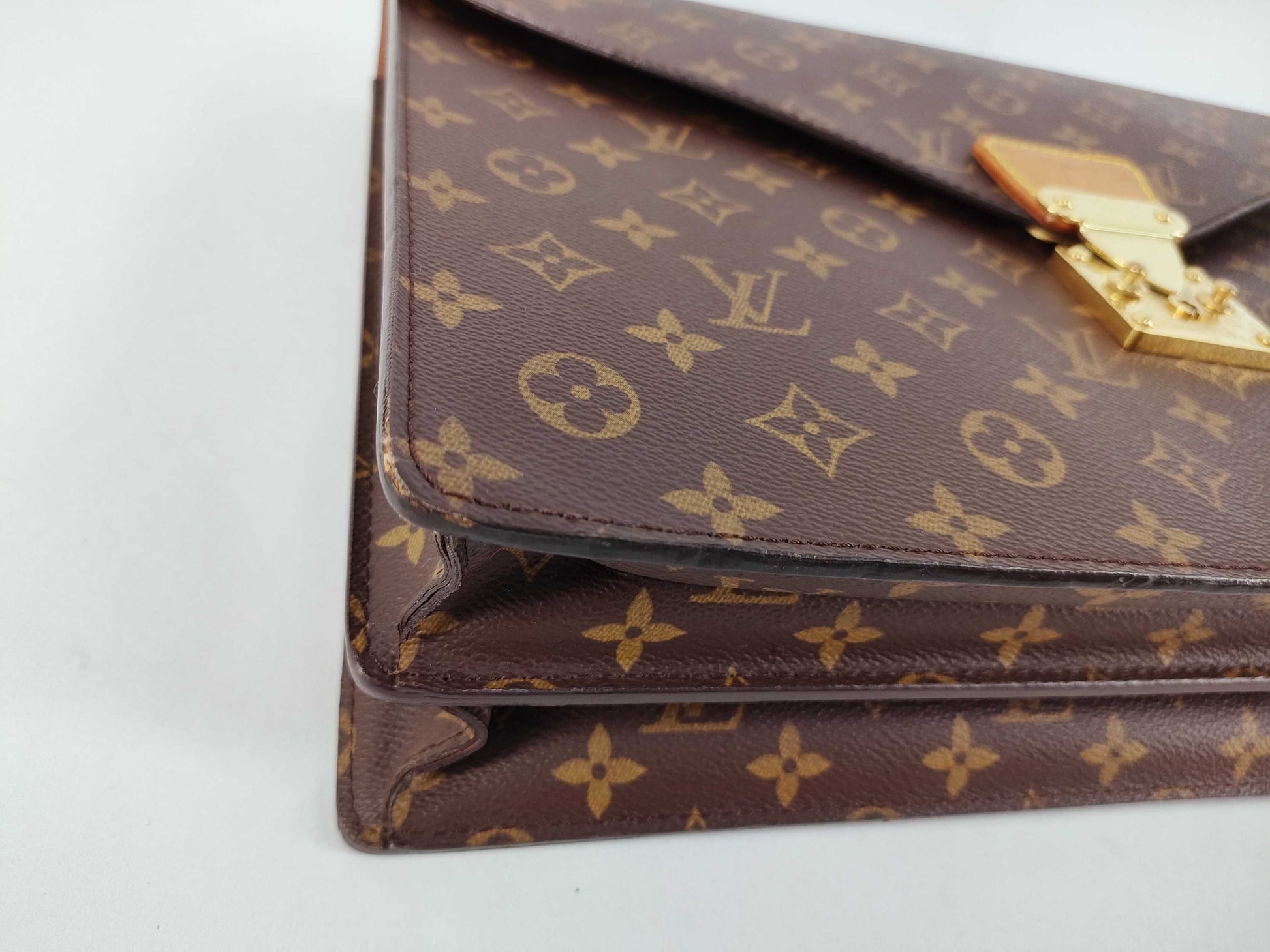 LOUIS VUITTON Monogram Conseiller SR1022 Business Bag