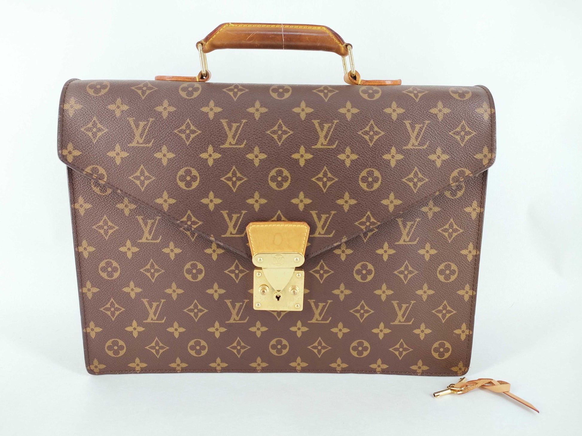 LOUIS VUITTON Monogram Conseiller SR1022 Business Bag