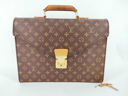LOUIS VUITTON Monogram Conseiller SR1022 Business Bag