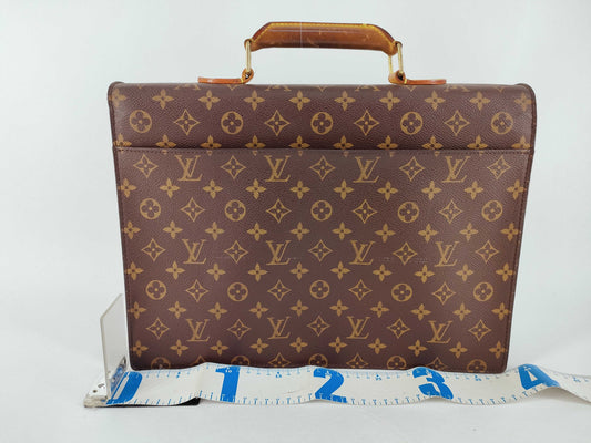 LOUIS VUITTON Monogram Conseiller SR1022 Business Bag