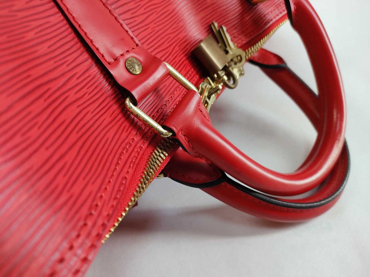 LOUIS VUITTON Epi Keepall 50 Boston Bag SP0976