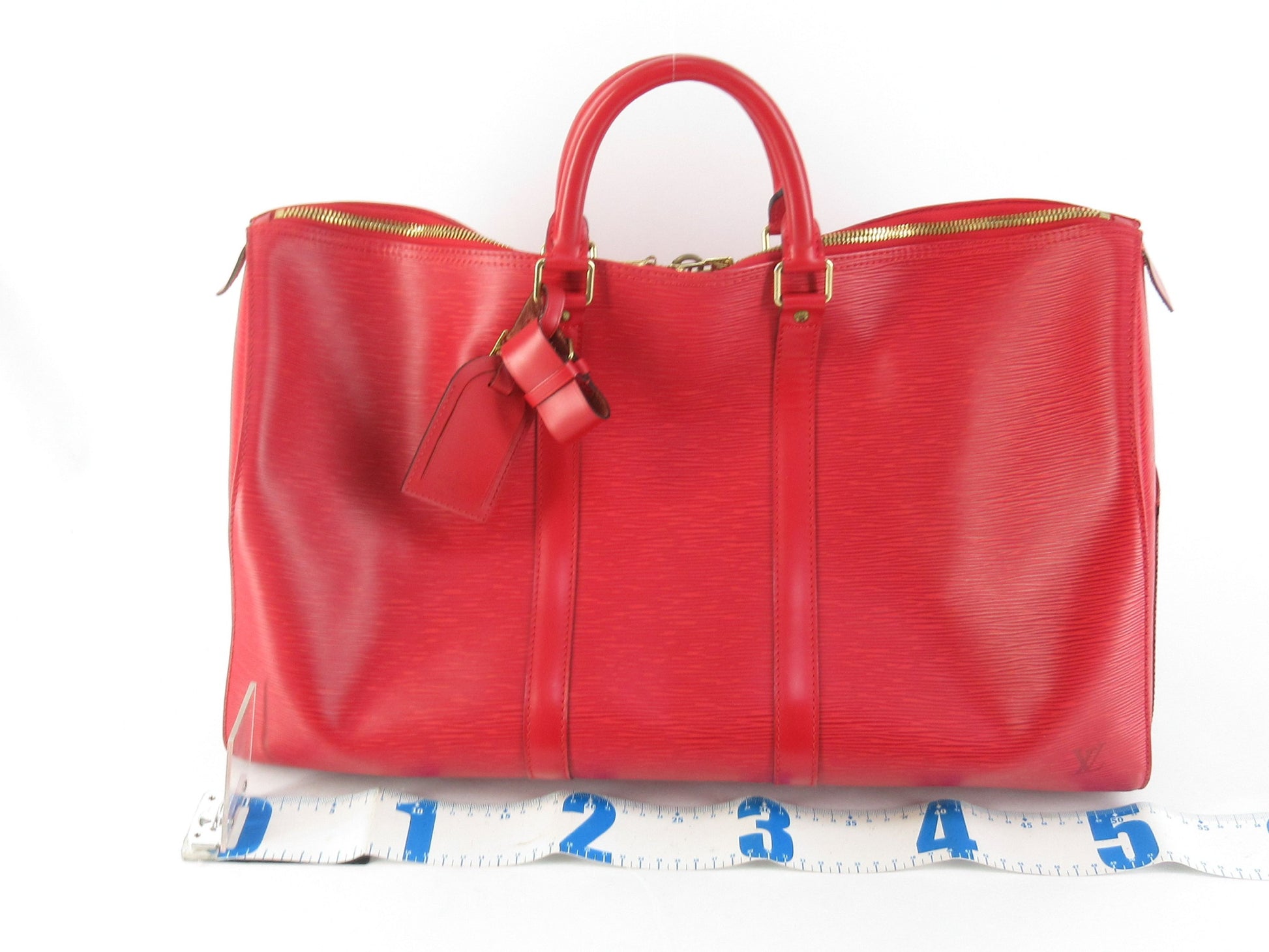 LOUIS VUITTON Epi Keepall 50 Boston Bag SP0976