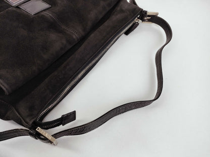 FENDI Mamma W30 Suede Shoulder Bag