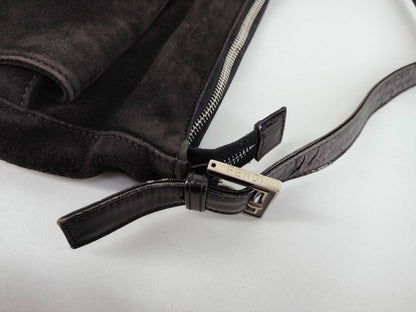 FENDI Mamma W30 Suede Shoulder Bag