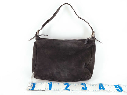 FENDI Mamma W30 Suede Shoulder Bag