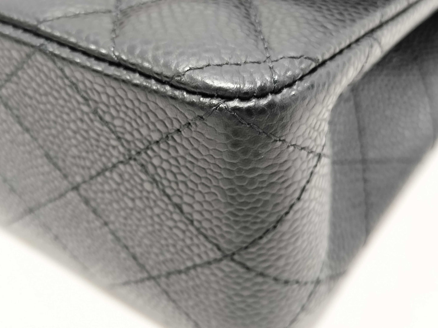 CHANEL Caviar Skin Matelasse Shoulder Bag