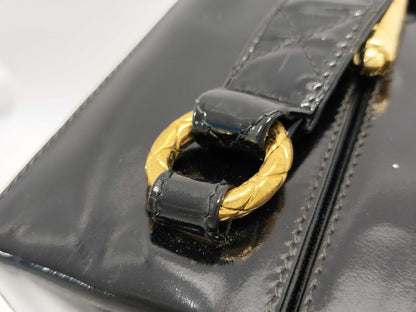 CHANEL Matelasse Shoulder Bag Patent Leather Shoulder Bag