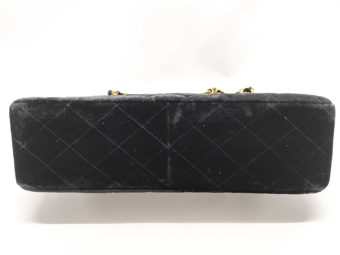 CHANEL Matelasse Chain Shoulder Bag Velvet Shoulder Bag