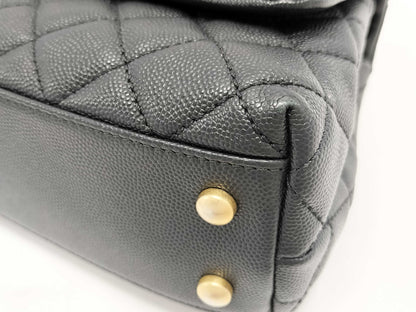 CHANEL Caviar 2-Way Handbag