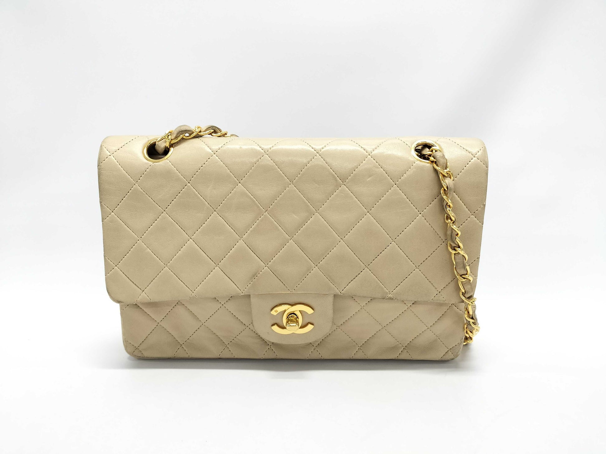 CHANEL Matelasse W-Flap Shoulder Bag