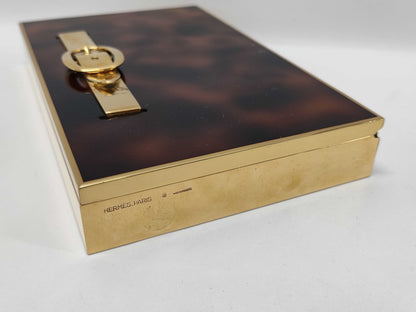 HERMES Cigarette Case Metal/Wood Two-Tone Other Accessories