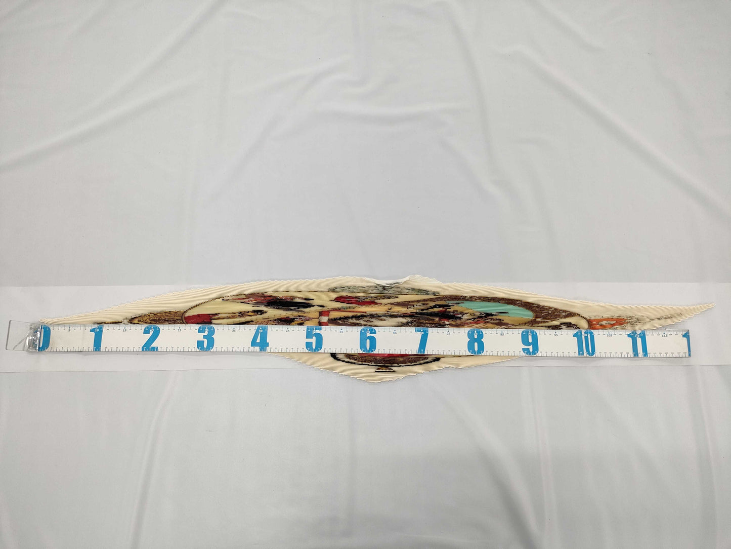 HERMES Pleated Carre Scarf