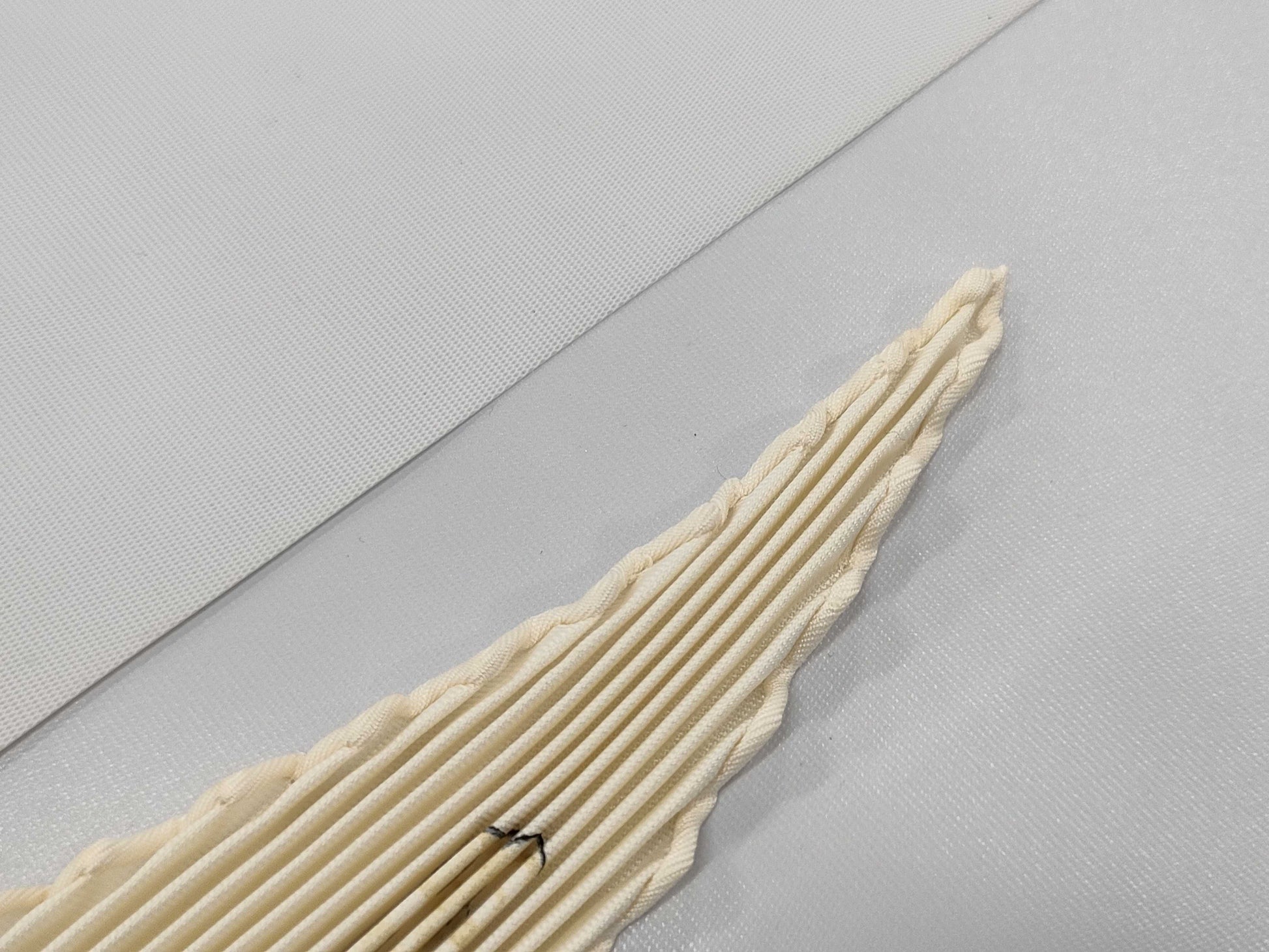 HERMES Pleated Carre Scarf