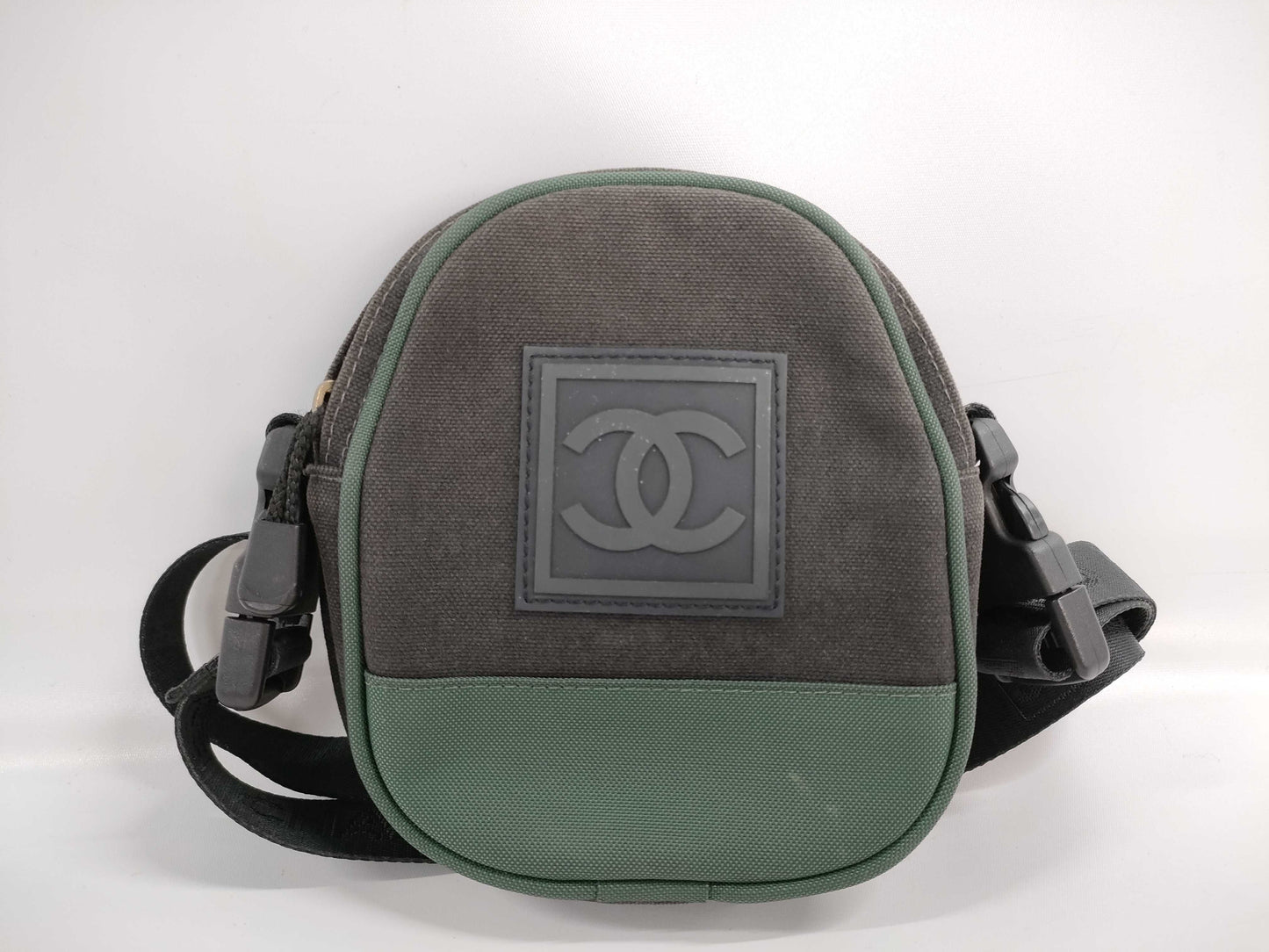 CHANEL Sports Shoulder Bag Canvas Shoulder Bag