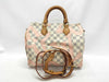 LOUIS VUITTON Damier Azur Tahiti Speedy Bandouliere 30 Handbag