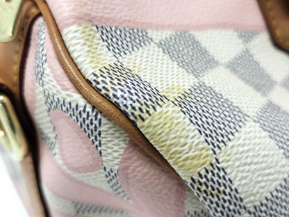 LOUIS VUITTON Damier Azur Tahiti Speedy Bandouliere 30 Handbag