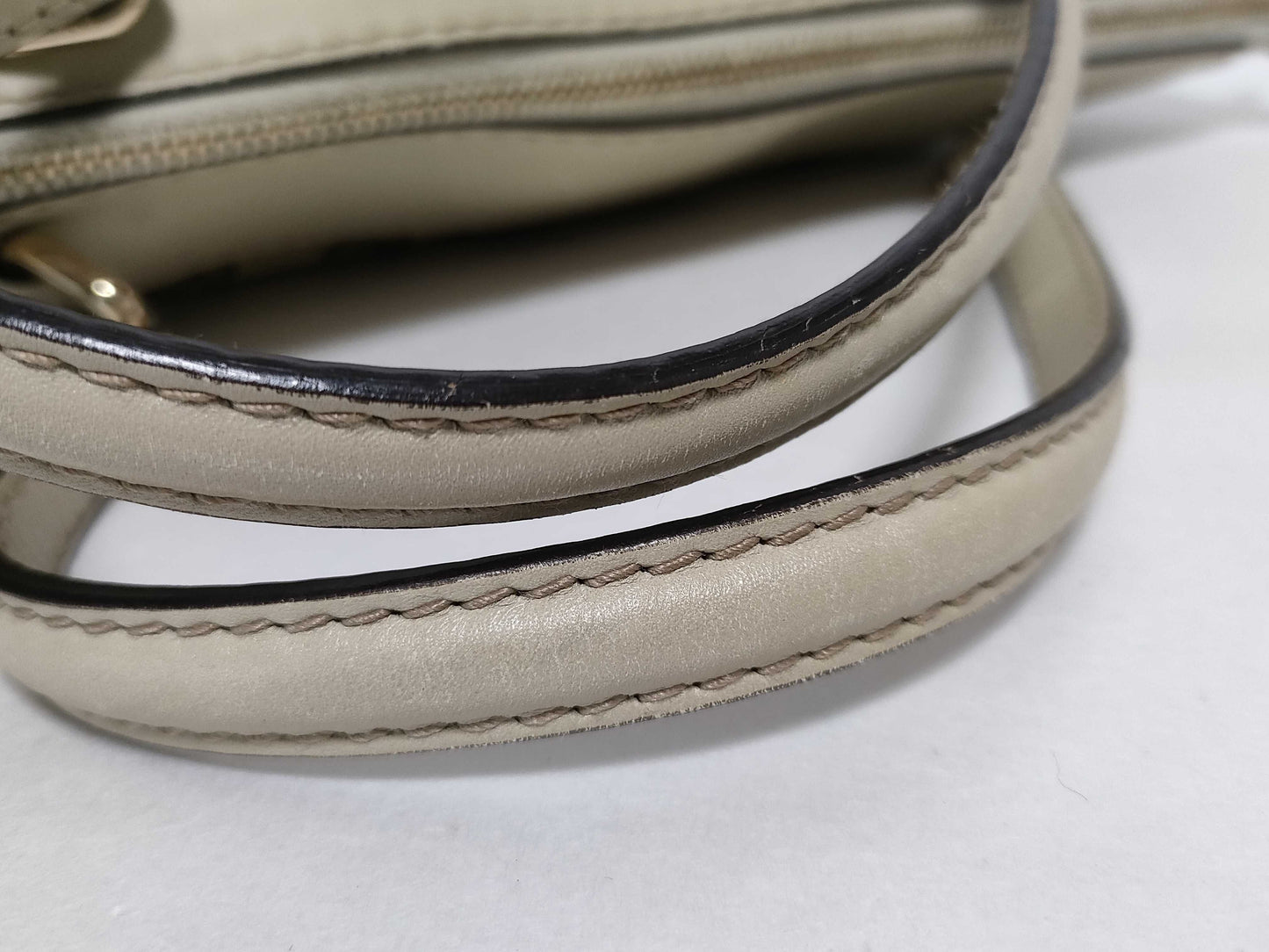 GUCCI GG Canvas 269894 GG Mayfair 2-Way Handbag Canvas/Leather Beige/Ivory Handbag