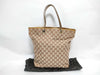 GUCCI GG Canvas 002.1098.3444 GG Tote Bag Canvas/Leather Beige/Camel Tote Bag