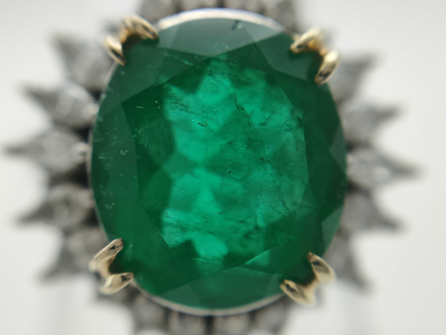 E4.020ct D0.83ct PT900/K18 9.9g Ring 