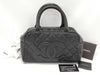 CHANEL CHANEL Matelasse Caviar Skin Deca Coco Mini Boston Bag, Handle Unbroken, Card and Sticker Included