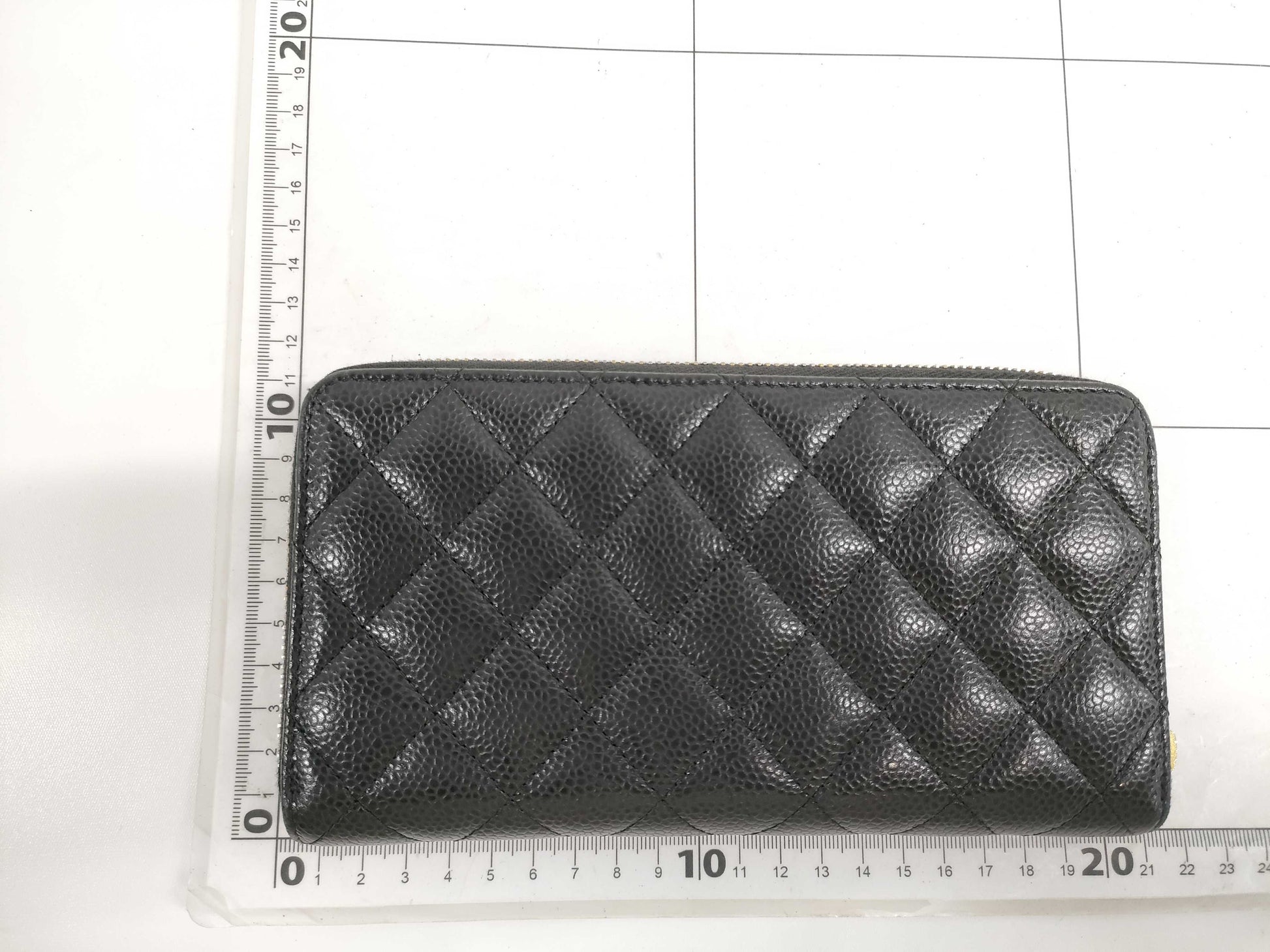 CHANEL CHANEL Matelasse Caviar Leather Long Wallet, 24th Series, Box, Bag, Cards, and Stickers Included