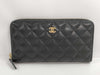 CHANEL CHANEL Matelasse Caviar Leather Long Wallet, 24th Series, Box, Bag, Cards, and Stickers Included