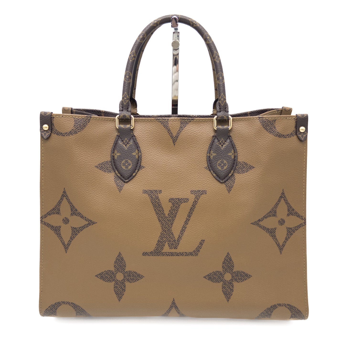 LOUIS VUITTON Monogram Giant Reverse On-the-Go MM M45321 Handbag Tote Bag RFID Verified Tote Bag