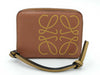 LOEWE/Wallet Punched Anagram Leather