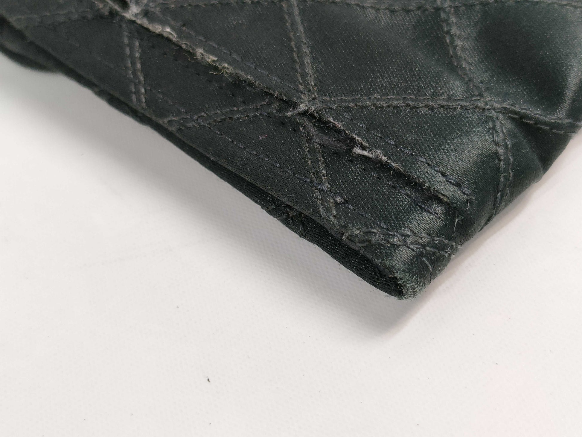 CHANEL Bicolor Satin Case for Cards, Passes, and Business Cards