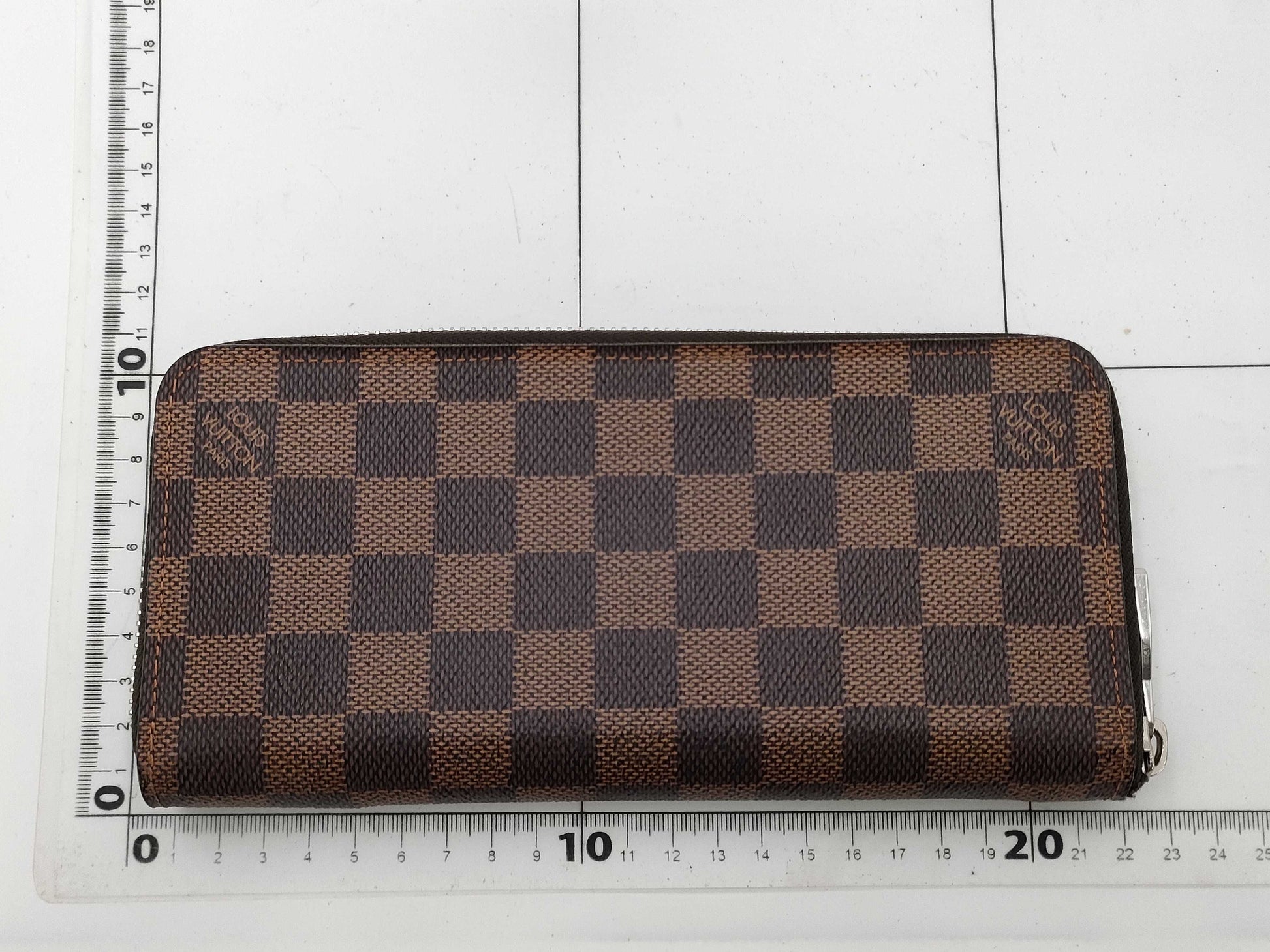 LOUIS VUITTON Damier Vuitton/Wallet Damier Vertical