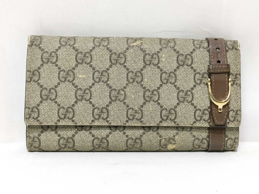 GUCCI GG Supreme GUCCI Gucci long wallet GG belt wallet