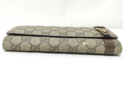 GUCCI GG Supreme GUCCI Gucci long wallet GG belt wallet