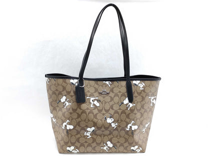 COACH Signature Snoopy Tote Bag Handbag Tote Bag