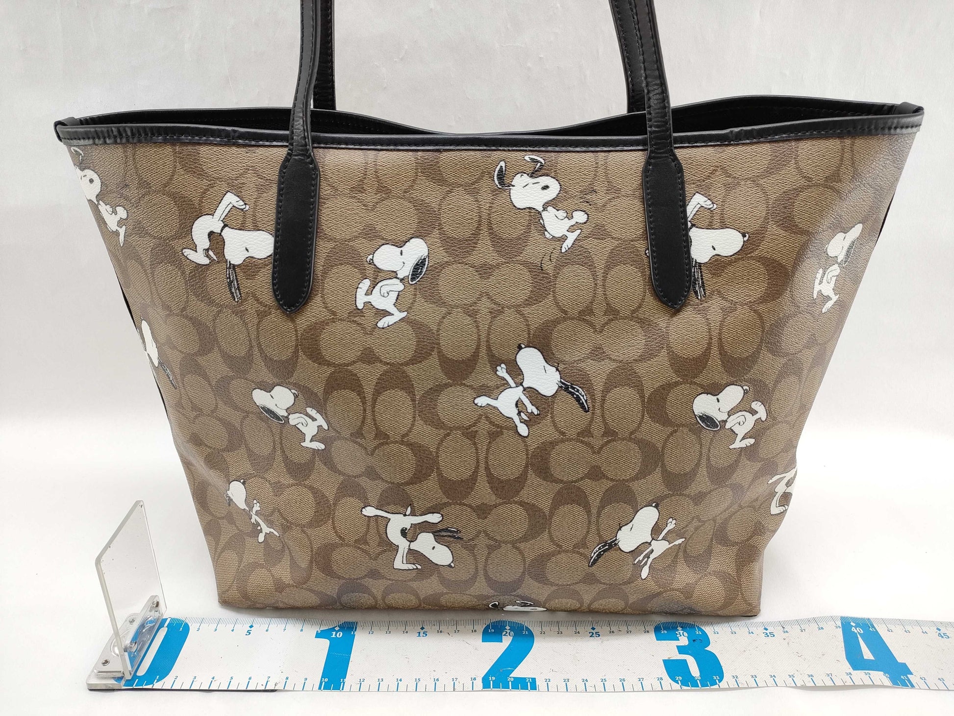 COACH Signature Snoopy Tote Bag Handbag Tote Bag