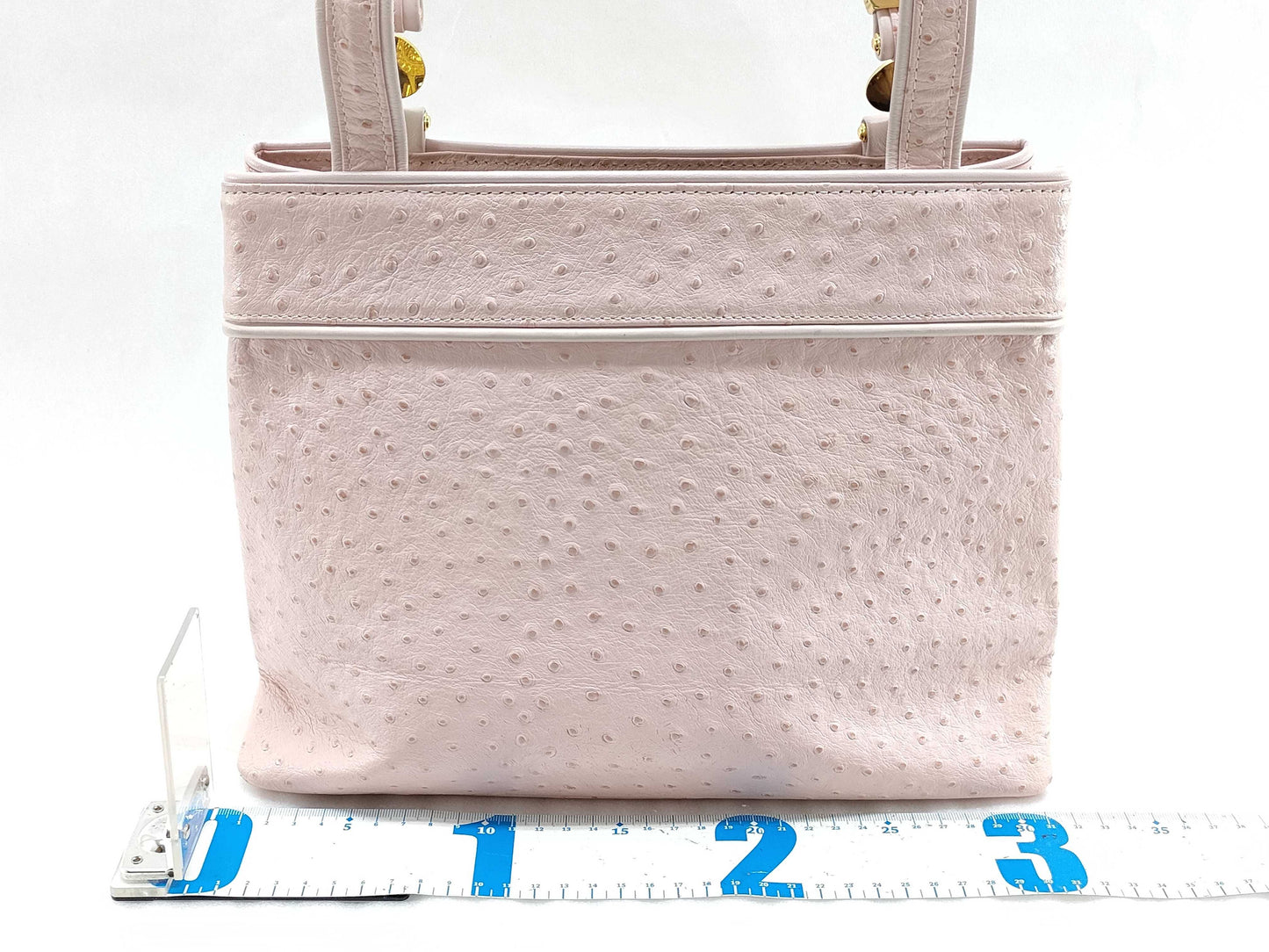 VERSACE Versace Ostrich Tote Bag Handbag Dust Bag Tote Bag