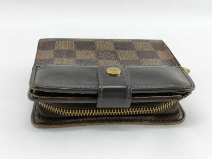 LOUIS VUITTON Damier Compact Zip Wallet N61668/CA1022