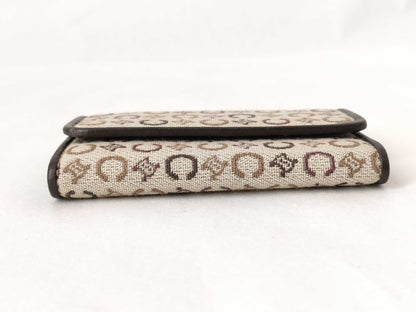 CELINE C Macadam Key Case with Dust Bag