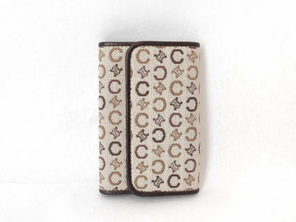 CELINE C Macadam Key Case with Dust Bag