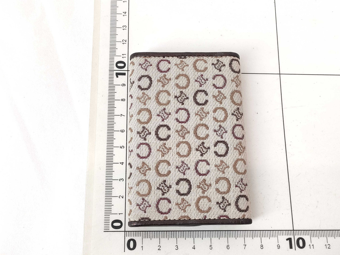 CELINE C Macadam Key Case with Dust Bag