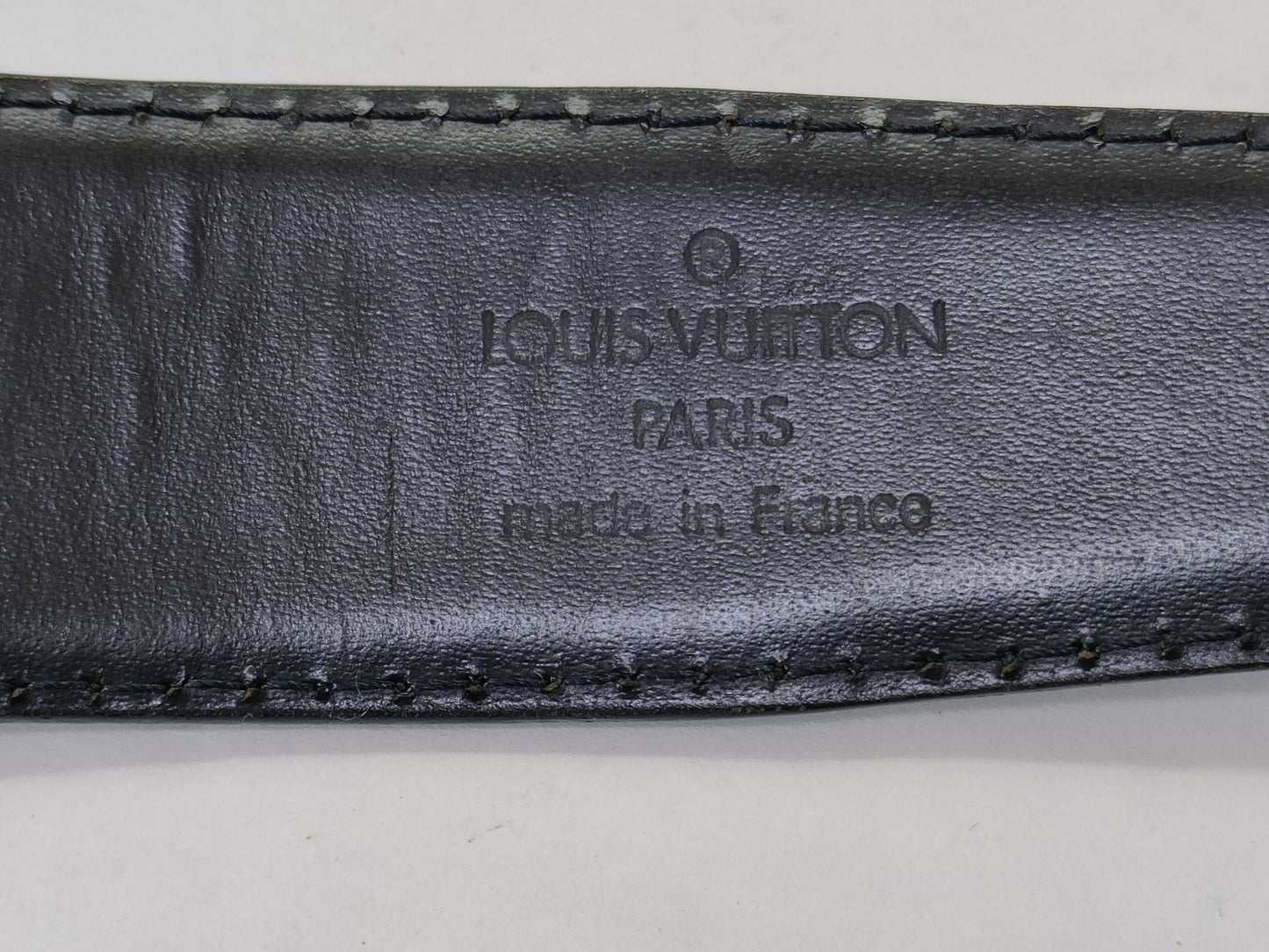 LOUIS VUITTON Epi Leather Belt, Santur Classic M6832Q/VI1909